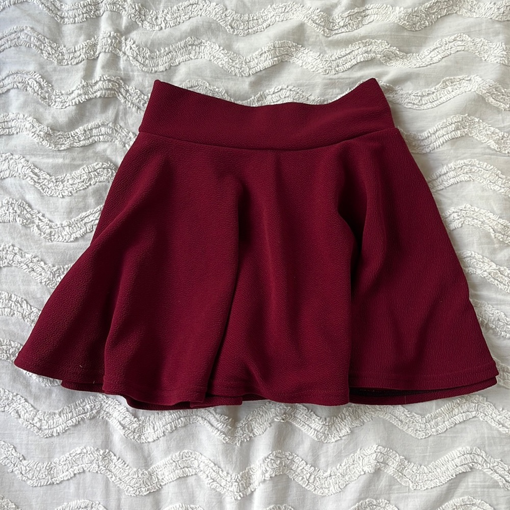 Wine colors skirt